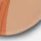 Designart - Abstract Terracotta Sunset Mountain Landscape - Modern Metal Circle Wall Art